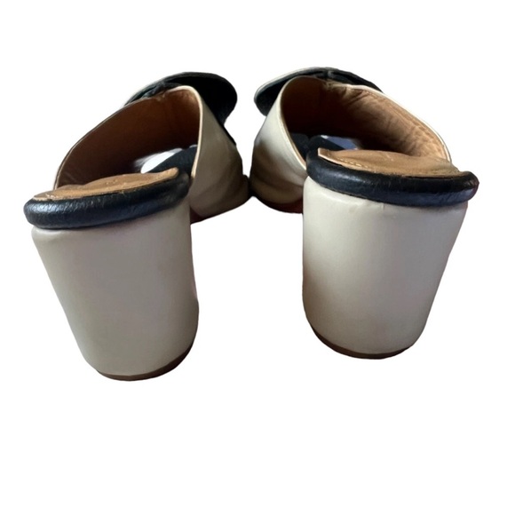 Elegant Beige and Black Women's Mules - Picture 9 of 12
